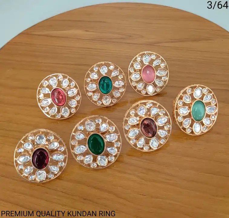 Kundan finger ring  uploaded by Sb designs on 5/28/2024