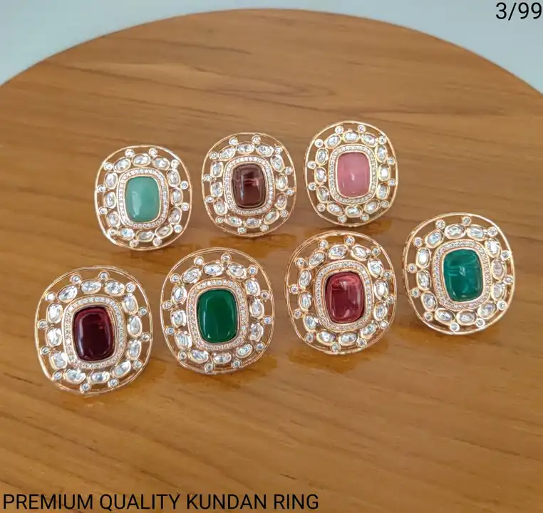 Kundan finger ring uploaded by Sb designs on 5/28/2024