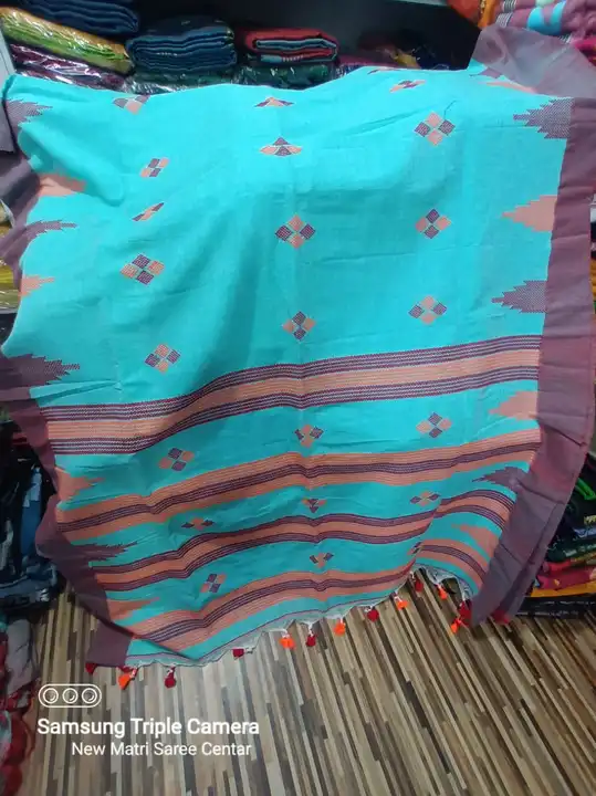 Handloom saree  uploaded by Matri Saree Center on 3/14/2023