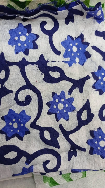 100% Cotton Batik / Hand Block Printed Dress Material  uploaded by Zebra Fashion on 3/14/2023