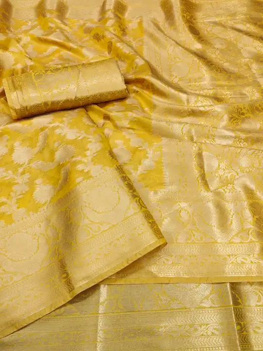 Organza silk saree uploaded by Arana Enterprise on 3/14/2023