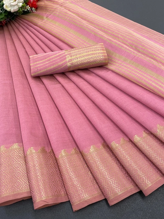 Assam cotton silk saree uploaded by Arana Enterprise on 3/14/2023
