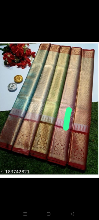 Tissue sarees uploaded by business on 3/14/2023
