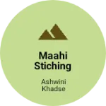 Business logo of Maahi stiching studio (all type stiching services)