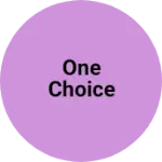 Business logo of One choice