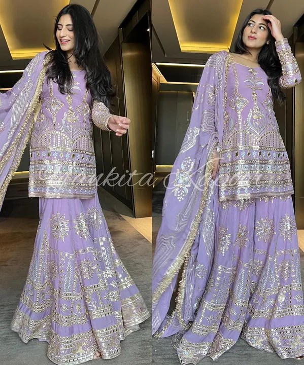 Top And Plazo with dupatta uploaded by Taha fashion online store on 3/14/2023