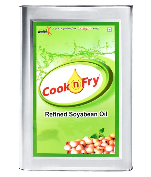 Cook n Fry refined soyabean oil  uploaded by business on 3/14/2023