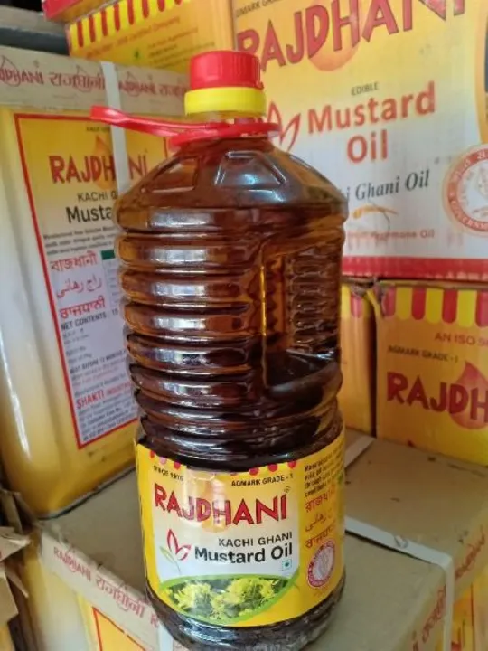 Rajdhani kachi ghani mustard oil 2ltr uploaded by business on 3/14/2023