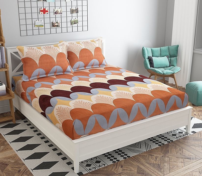 Glace Cotton Double Bedsheet with 2 Pillow Covers ( AMR) uploaded by business on 7/9/2020