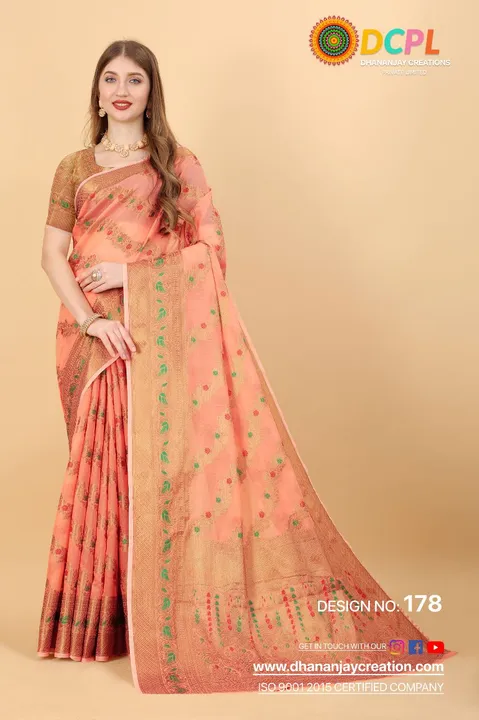 Rich pallu with allover buti design saree  uploaded by DHANANJAY CREATIONS on 3/14/2023