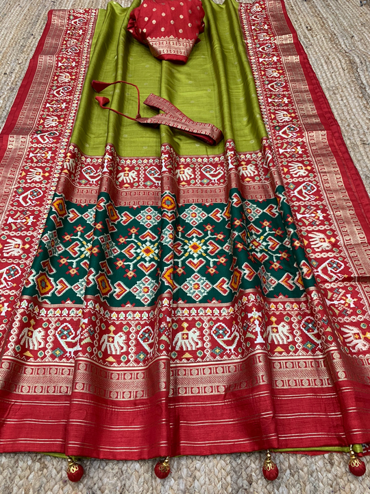 Pure Munga Crape Silk Sarees  uploaded by L & S GOODS CO on 3/14/2023
