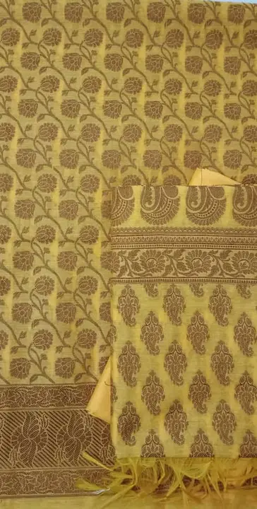 Banarasi silk suits material  uploaded by Zakiya fabrics on 3/14/2023