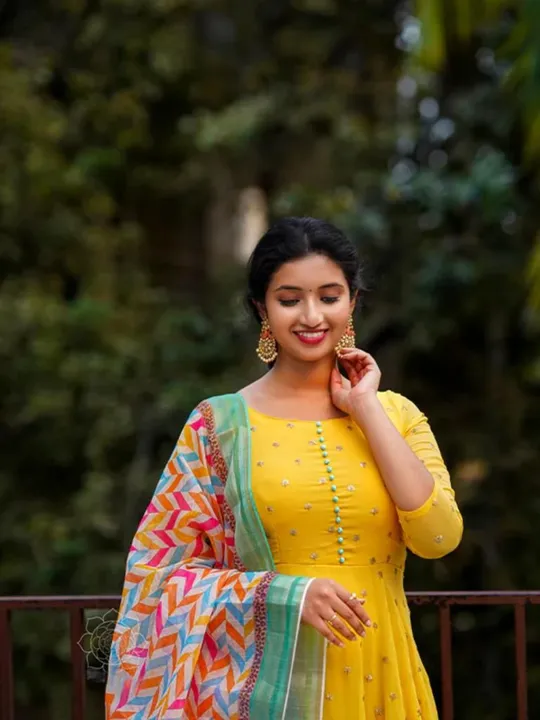 *X-lady launching 🧡yellow sequence Maxi With Beautiful Figure Print Dupptta 🥰🥰*

Featuring Solid  uploaded by Divya Fashion on 3/14/2023