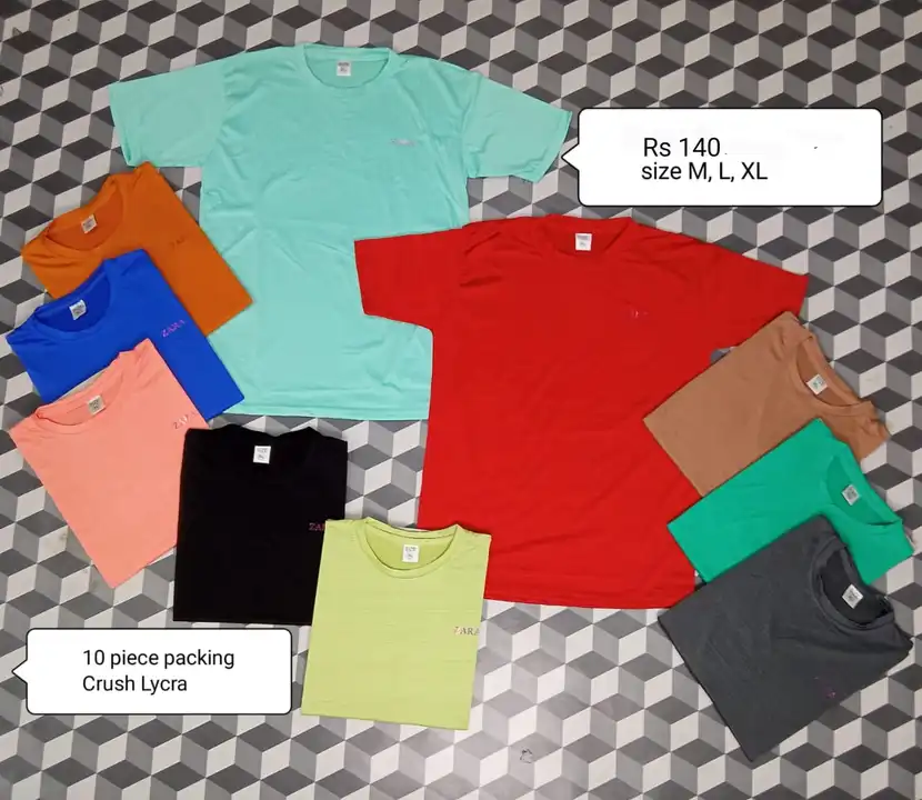 Half Cotton t'shirt  uploaded by Mannat india on 3/14/2023