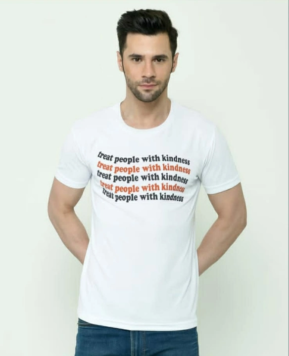 PRINTED T SHIRT ₹90/- SIZE S TO XXL uploaded by Red And white Men's Wear on 3/14/2023