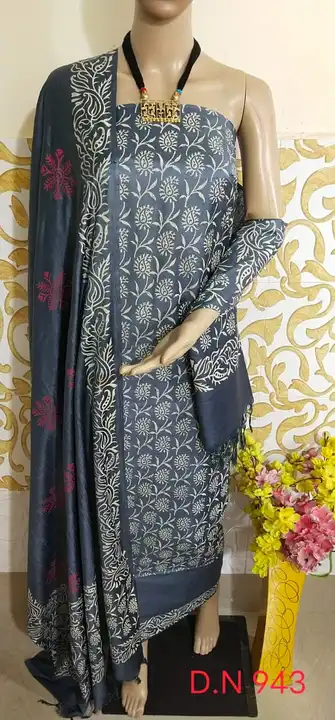 Cotton by dupyan silk suits with batik print 👣🐾 uploaded by Osama handloom on 3/14/2023