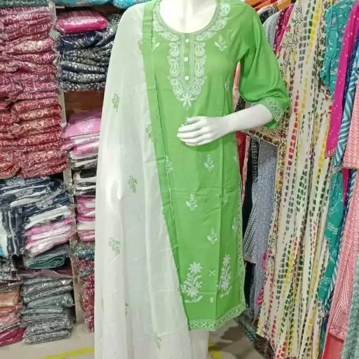 Post image All type of kurti drees are available with wholeslling price . Please connect me for any details 8777836914
