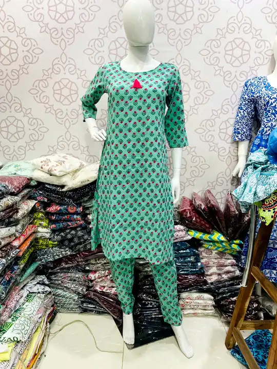 Pant kurti set for women  uploaded by business on 3/14/2023