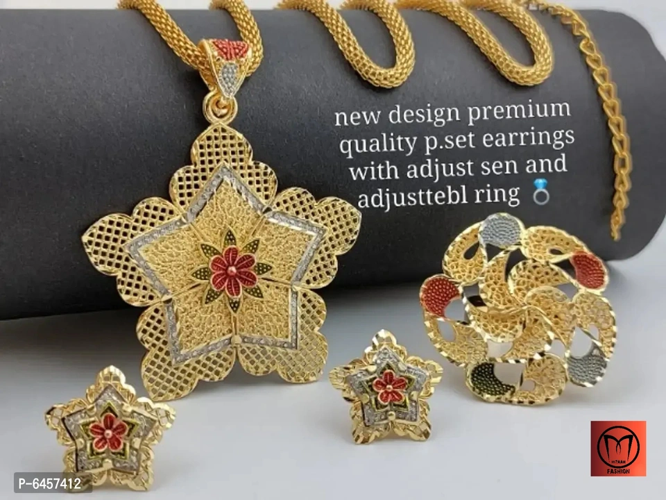Elite Brass gold pleted gresfull jewellry uploaded by Mizaan fashion on 3/14/2023