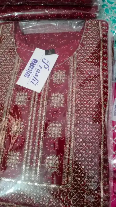 Rayon Long gown m to xxl size  uploaded by Shri Balaji commission agent  on 3/14/2023