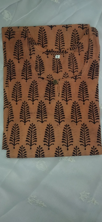 Bagh print cotton kurti uploaded by Kurtis collections on 5/29/2024