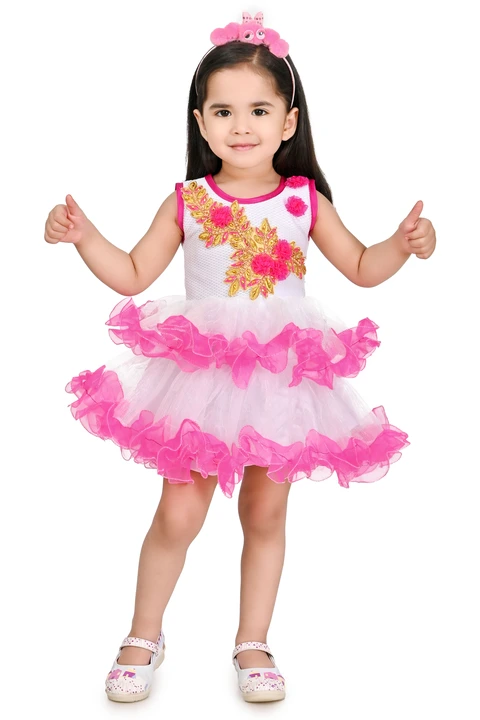 Maruf dresses kids fancy frocks  uploaded by MARUF DRESSES on 3/14/2023