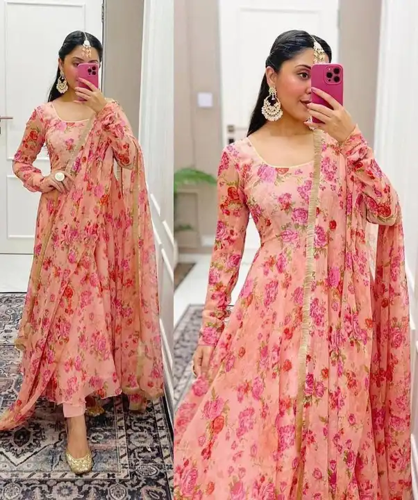 *launching😘 flower 🌺 maxy gown with Dupatta*
Gajan
😍😍 ♥️♥️♥️😍😍
For an absolutely stunning look uploaded by Divya Fashion on 3/15/2023