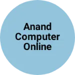 Business logo of Anand computer Online And Hindi Typing center