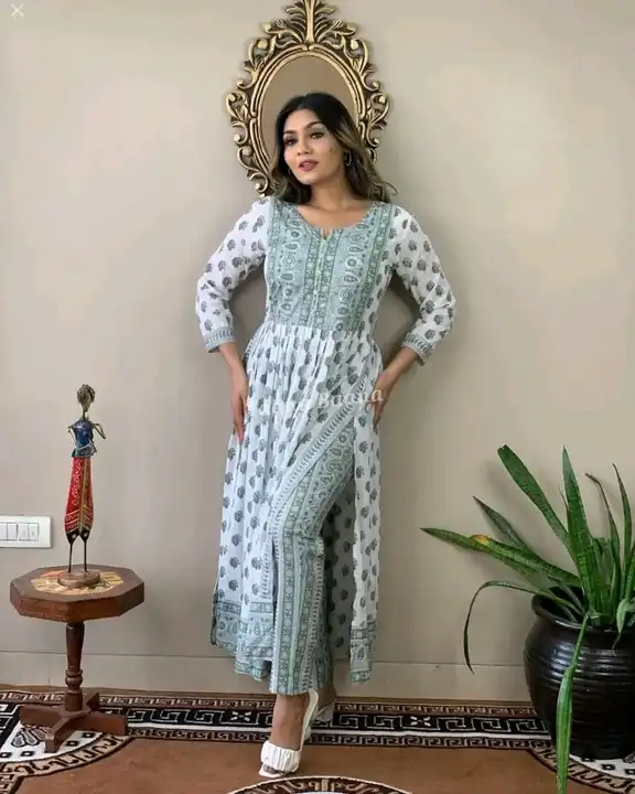 NAYRA CUT KURTI WITH PANT uploaded by FASHION MART on 5/17/2024