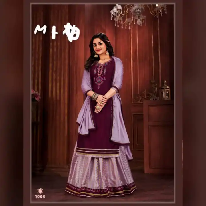 Kurti skirt and dupatta gh  uploaded by Taha fashion from surat on 5/29/2024