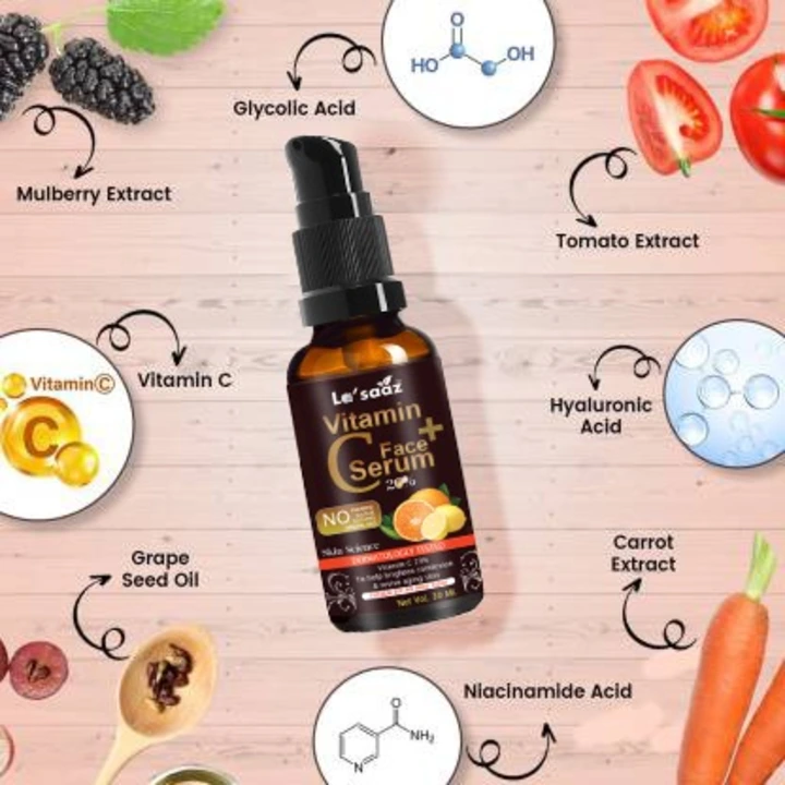 Vitamin c face serum  uploaded by La'saaz organic beauty products on 3/15/2023