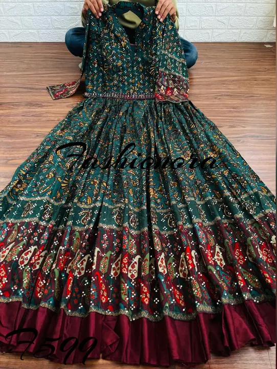 Gown uploaded by Taha fashion from surat on 3/15/2023