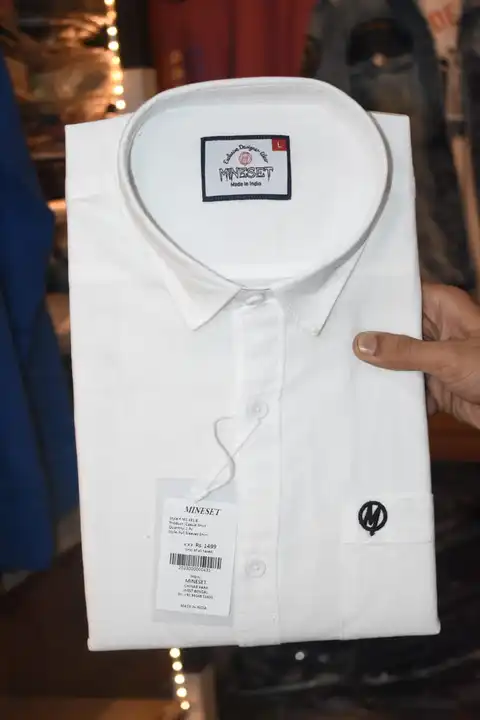 White Formal shirt  uploaded by MineSet fashion on 3/15/2023