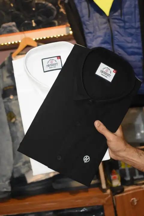 Black Formal shirt  uploaded by MineSet fashion on 3/15/2023