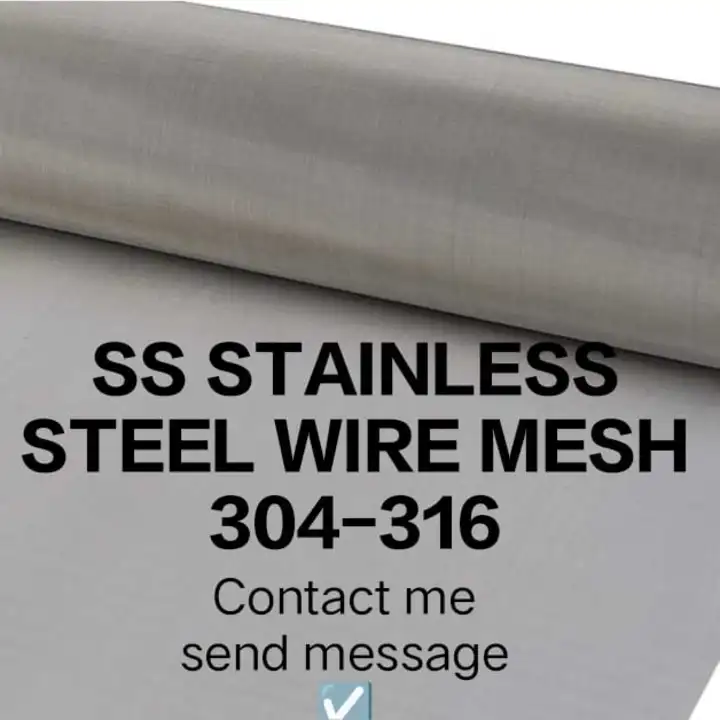 Ss stainless steel wire mesh 202-304-316 uploaded by business on 3/15/2023