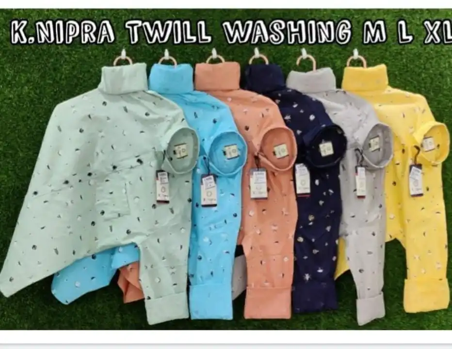 Print Twill Size M L XL uploaded by Nipra garments indore on 3/15/2023