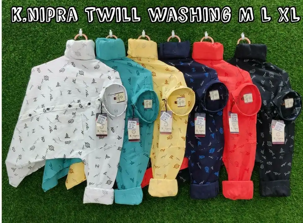 Print Twill Size M L XL uploaded by Nipra garments indore on 3/15/2023