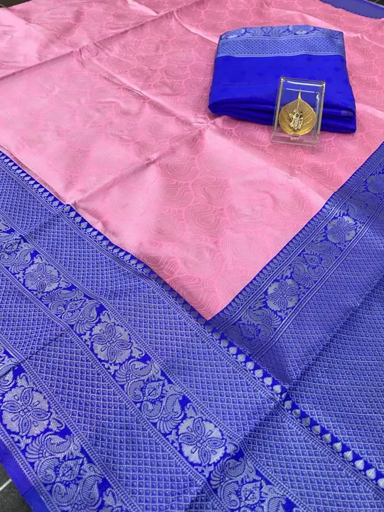 Soft lichi silk saree uploaded by Taha fashion from surat on 3/15/2023