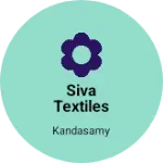 Business logo of Siva textiles and readymade