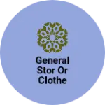 Business logo of General stor or clothe