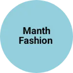 Business logo of Manth fashion