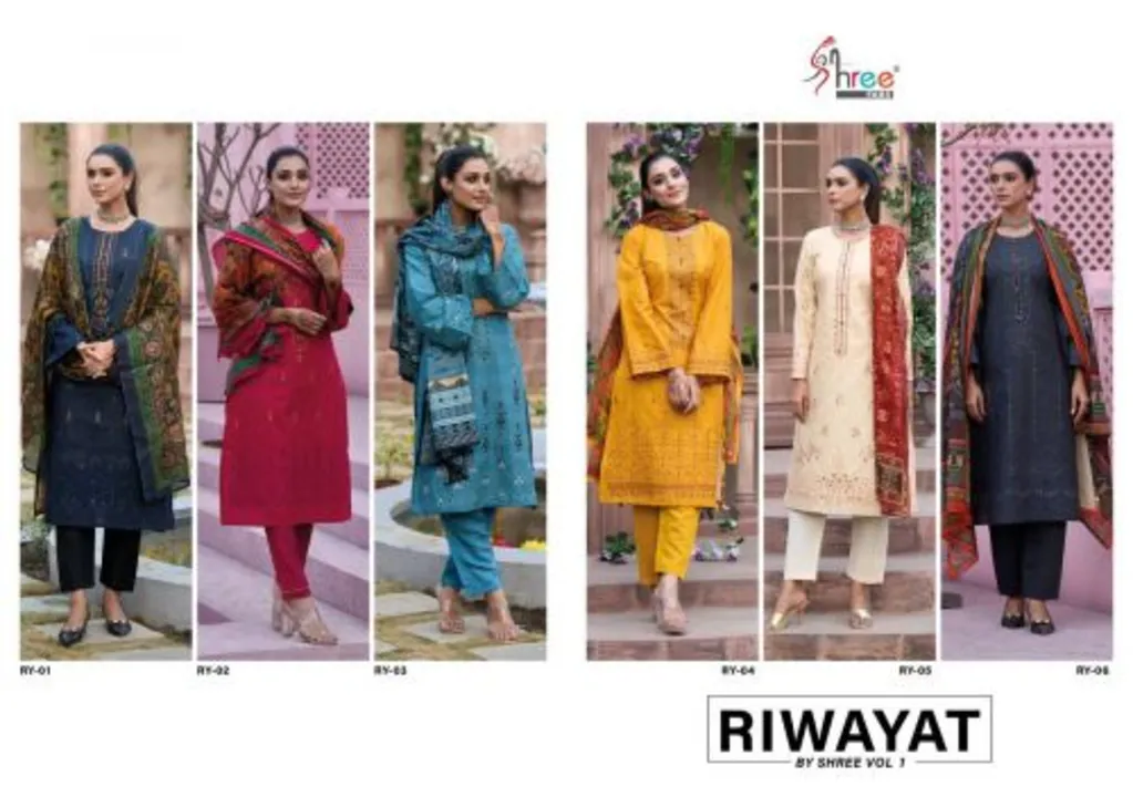 Shree Riwayat Vol 1 Look Fancy Pakistani Suit Collection

 uploaded by Cottonduniya on 3/15/2023