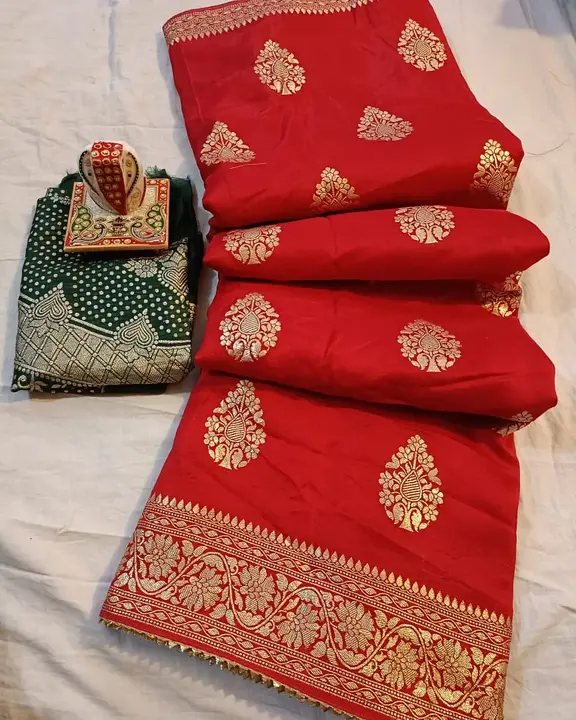 Product uploaded by Jaipuri wholesale gotta patti kurtis nd sarees on 3/15/2023
