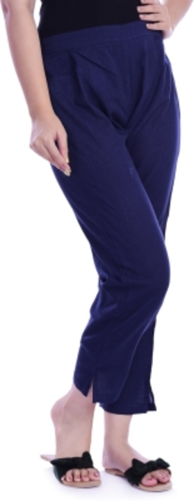 Regular Fit Women Dark Blue Trousers uploaded by Gajab Style on 3/15/2023