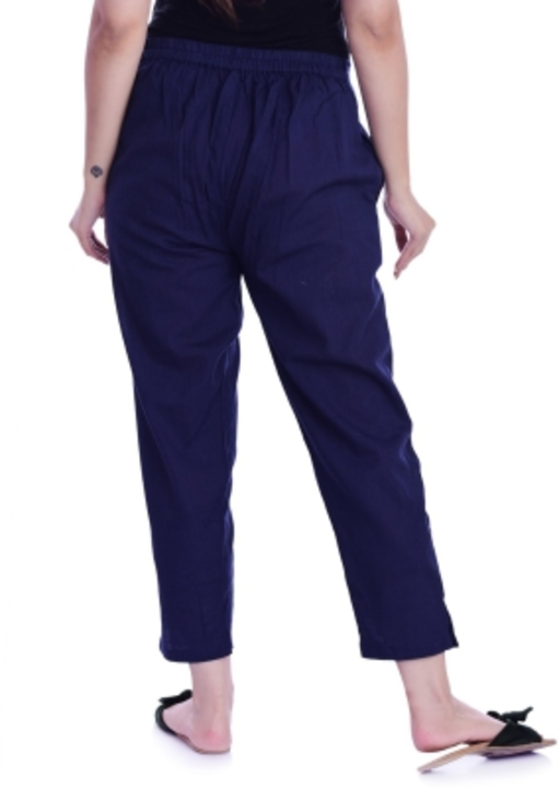 Regular Fit Women Dark Blue Trousers uploaded by Gajab Style on 3/15/2023
