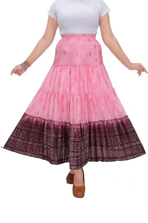 Product image of Long chiffon skirt , price: Rs. 350, ID: long-chiffon-skirt-ec64674a