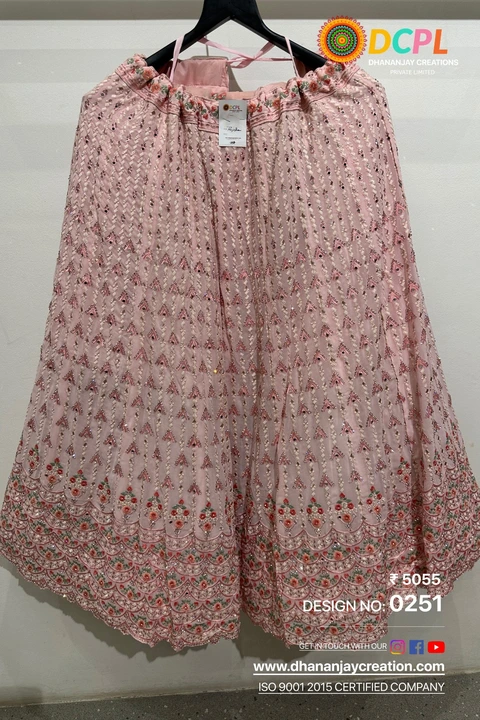 Beautiful pink colour lehenga bridal lehenga with blouse and dupatta  uploaded by Dhananjay Creations Pvt Ltd. on 5/29/2024