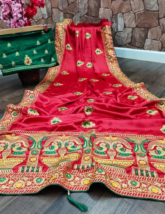 Post image SET WISE SAREE HEAVY

FABRIC
  2 DESIGN DOLA SILK (HATHI , MORLA)
2 DESIGN GAJJI SILK 

4 DESIGN 100 APPROX 

RATE DM RS ONLY 

~COSTING PRICE 950 RS~
~SHOW ROOM PRICE 1999~