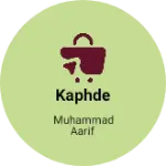 Business logo of Kaphde