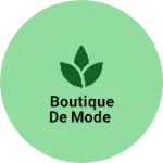 Business logo of Boutique De Mode